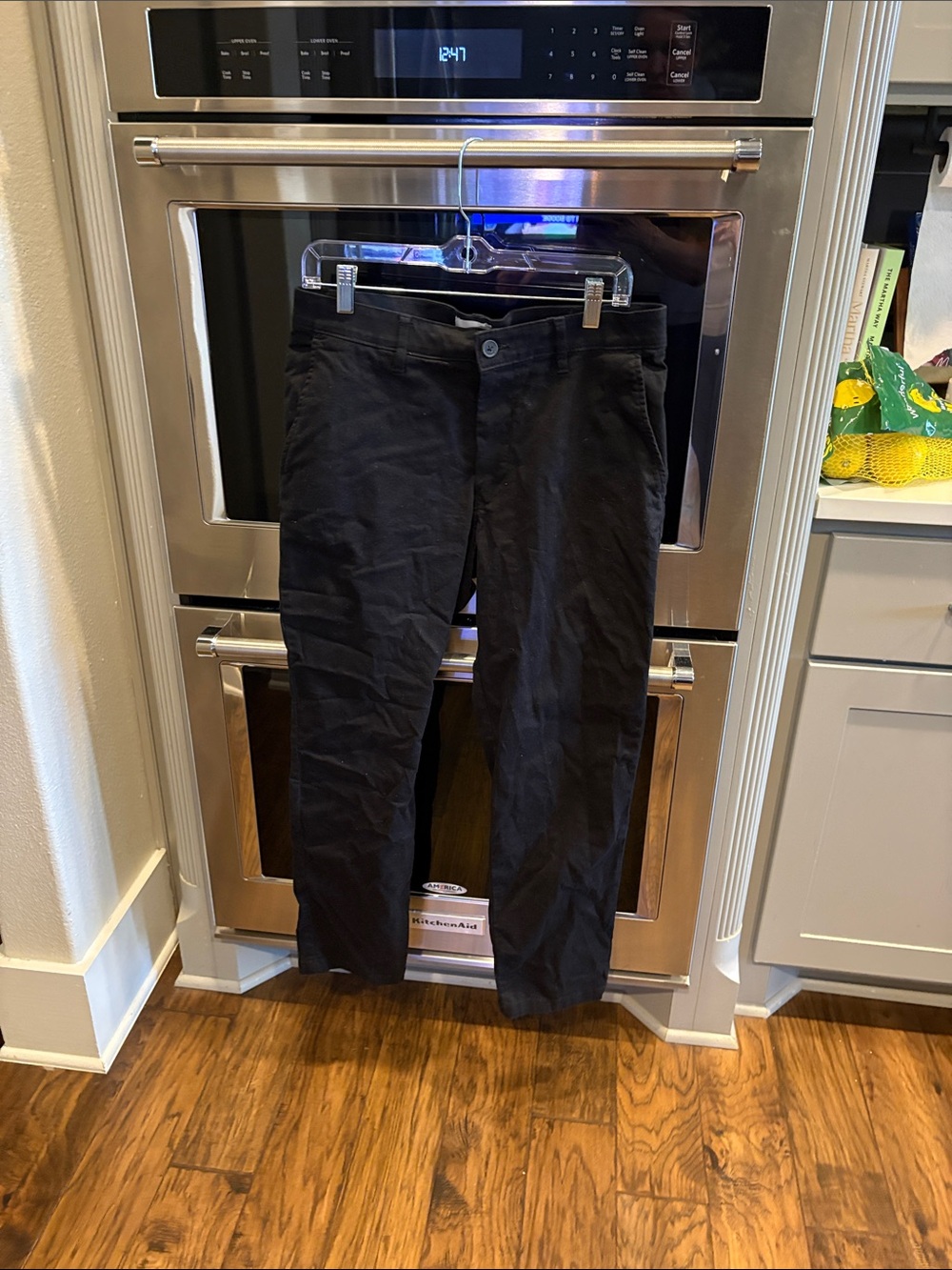 H&M Black Men's Straight Pants